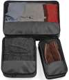 BG459 BagBase Escape Packing Cube Set Black colour image